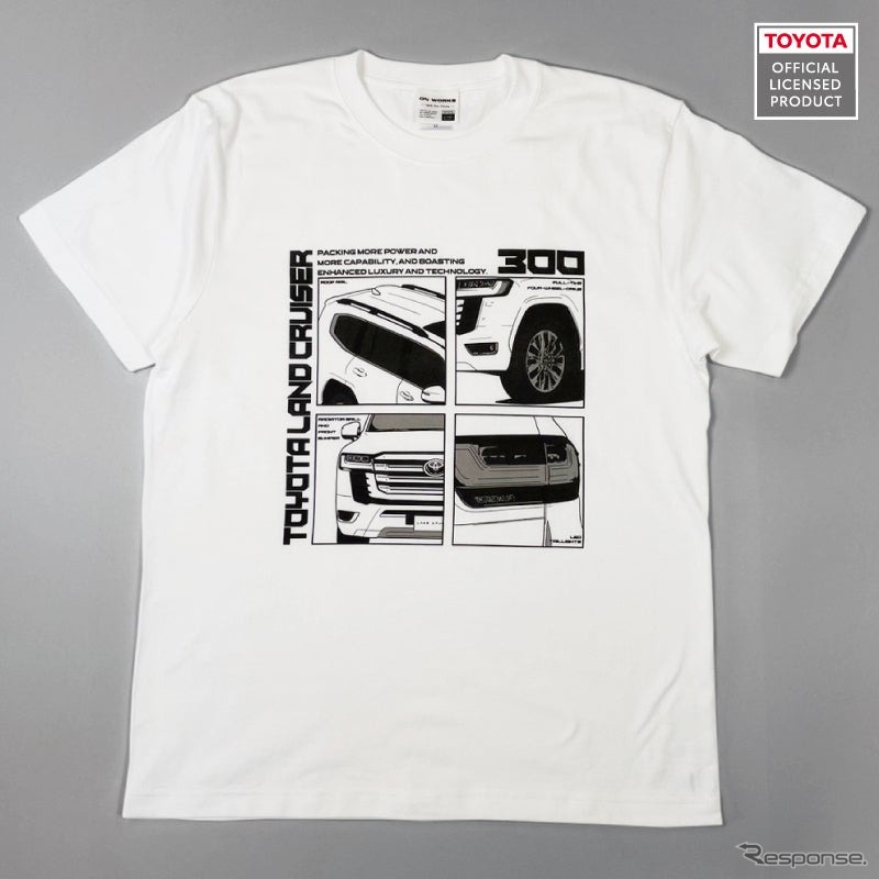トヨタ・ランドクルーザー300 デザインTシャツ《写真提供:フェイス》