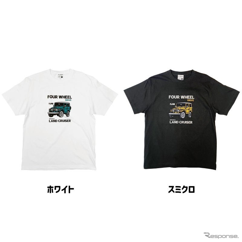トヨタ・ランドクルーザーFJ40 デザインTシャツ《写真提供 フェイス》