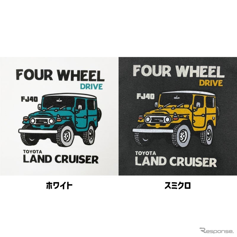 トヨタ・ランドクルーザーFJ40 デザインTシャツ《写真提供 フェイス》