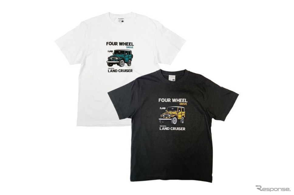 トヨタ・ランドクルーザーFJ40 デザインTシャツ《写真提供 フェイス》