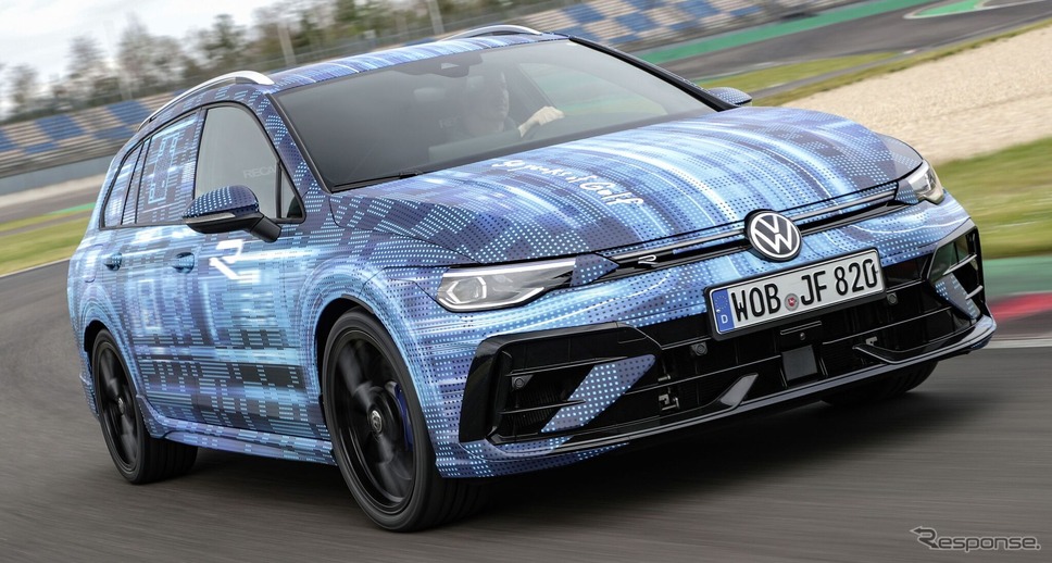 フォルクスワーゲン・ゴルフR ヴァリアント 改良新型のプロトタイプ《photo by VW》