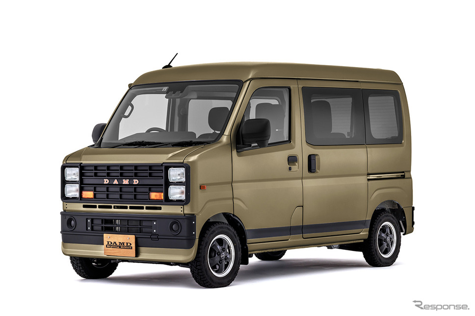 DAMD ATRAI FUZZ WAGON:カラーサンプル(カーキ)《画像提供 ダムド》