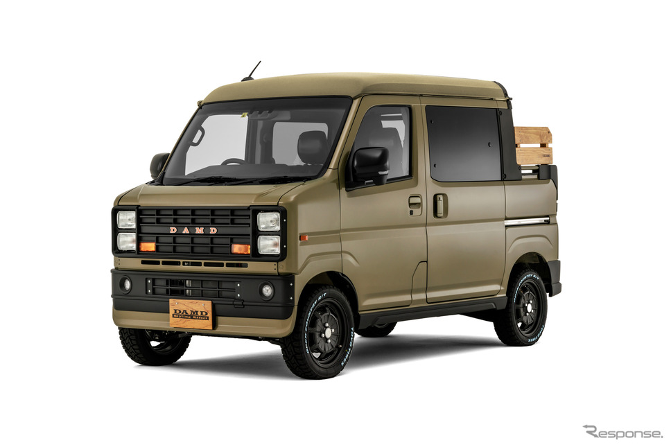 DAMD ATRAI FUZZ DECKVAN:カラーサンプル(カーキ)《画像提供 ダムド》