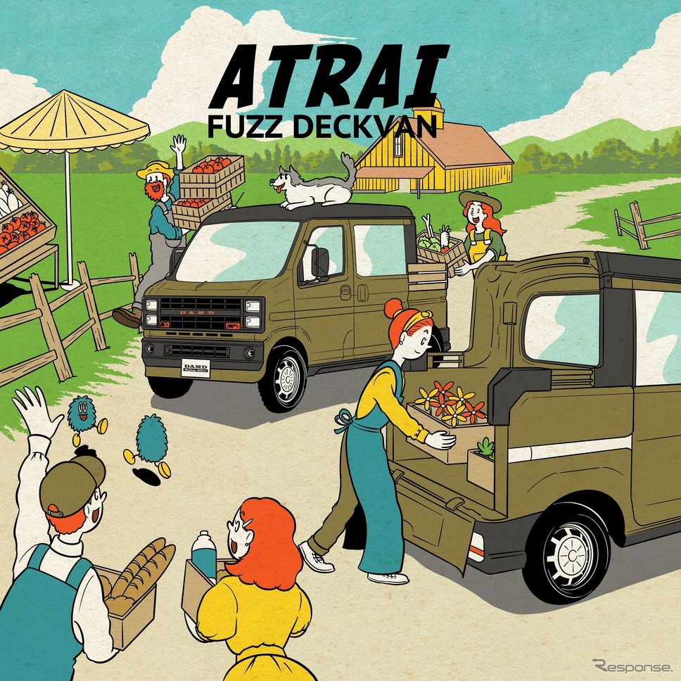 DAMD ATRAI FUZZ DECKVAN《画像提供 ダムド》