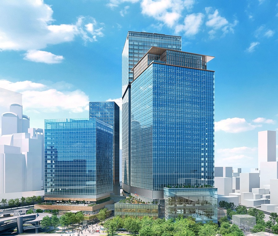 グラングリーン大阪 南館 外観《画像提供 レクサス》