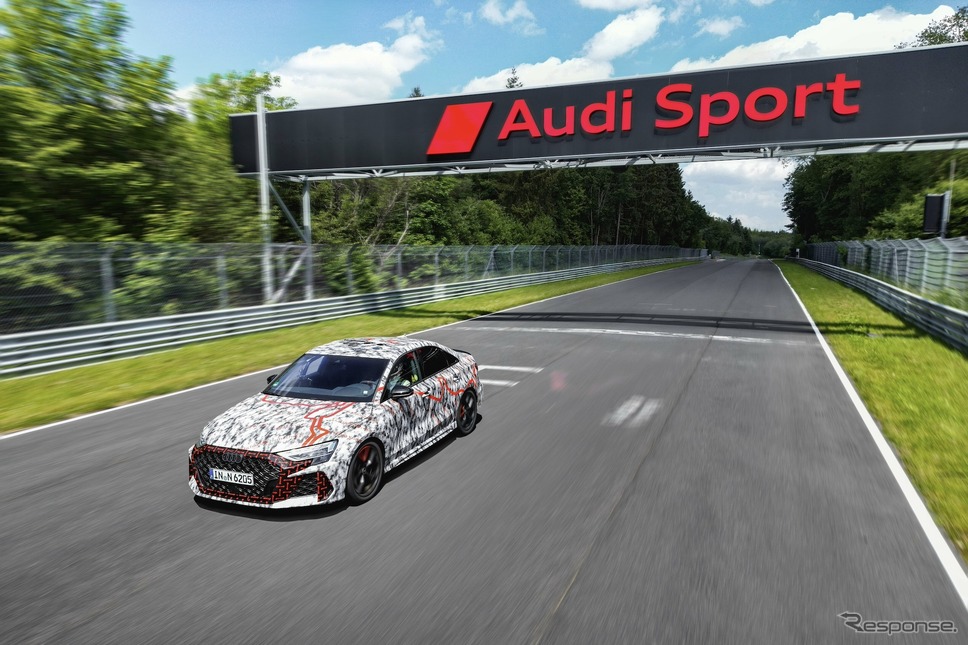 アウディ『RS 3』新型がニュルブルクリンクで新記録《photo by Audi》