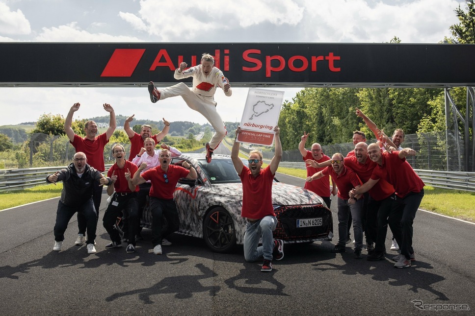 アウディ『RS 3』新型がニュルブルクリンクで新記録《photo by Audi》