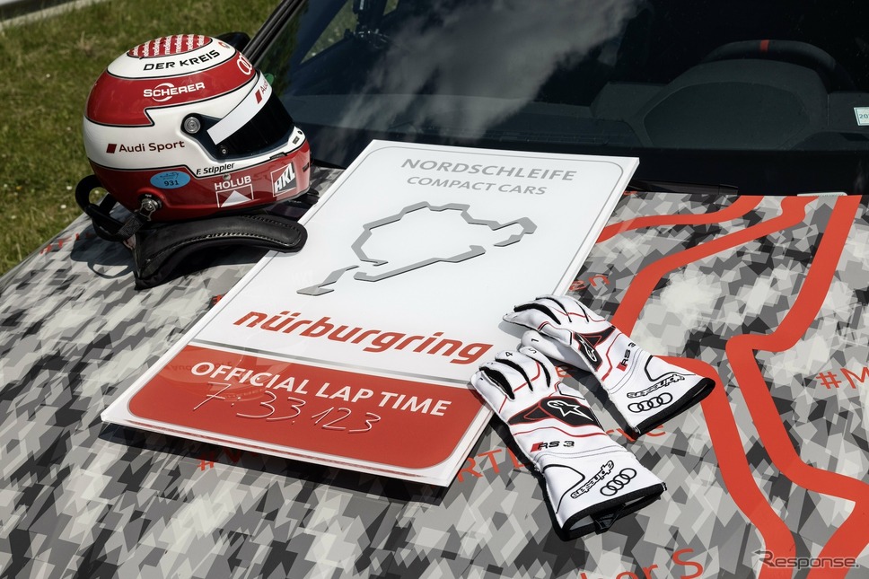 アウディ『RS 3』新型がニュルブルクリンクで新記録《photo by Audi》