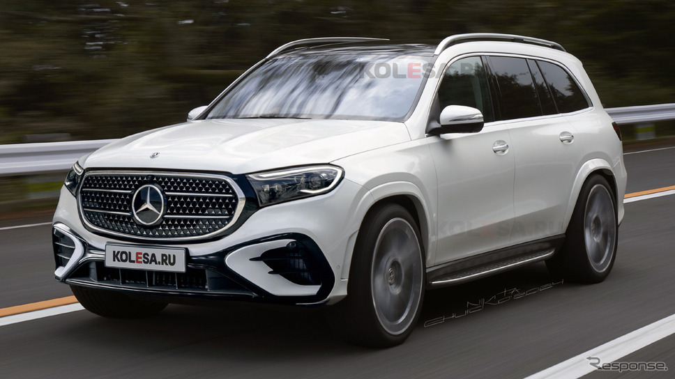 メルセデスベンツ GLS 改良新型(予想CG)KOLESA RU/APOLLO