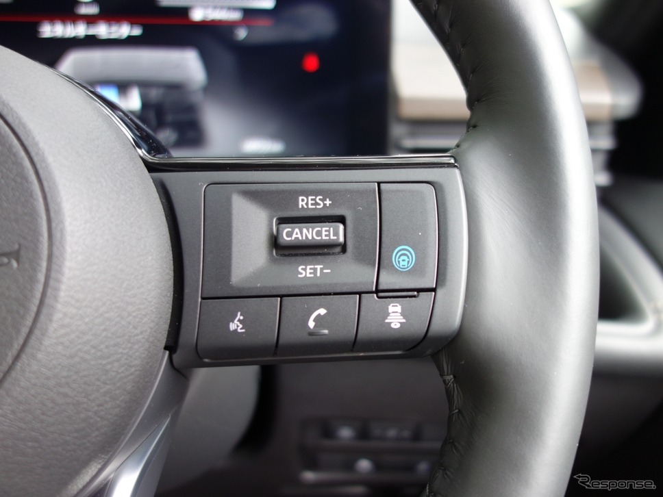 日産 セレナのプロパイロットスイッチ《写真撮影 青山尚暉》