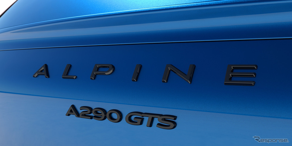 Alpine A290 GTS Alpine Vision Blue《photo by Alpine》