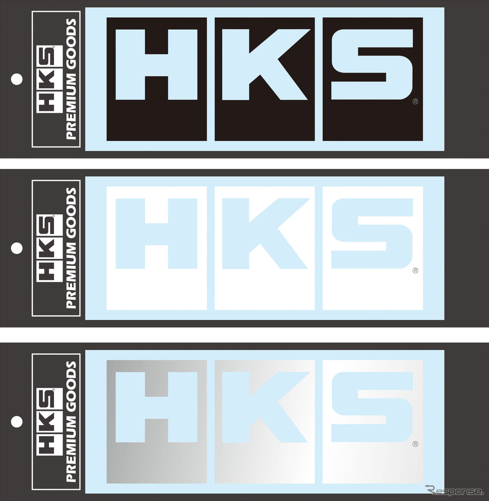 HKSロゴステッカー・W220《画像提供 HKS》