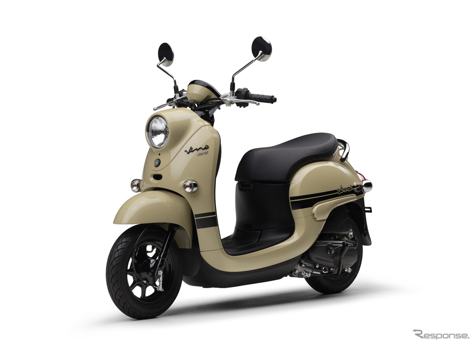 ヤマハの50ccバイクは、ホンダがエンジンを提供、OEM生産をおこなう(写真はヤマハ ビーノ)《写真提供 ヤマハ発動機》
