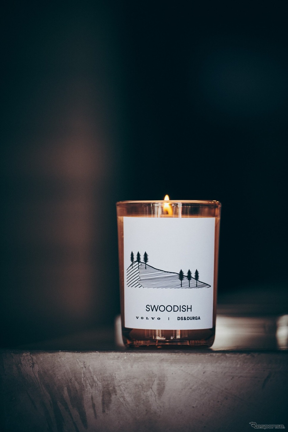 ボルボのアロマキャンドル「SWOODISH」《photo by volvocars》