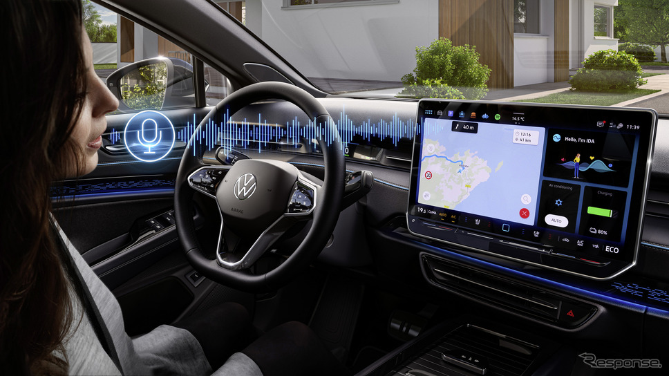 フォルクスワーゲンが欧州の一部モデルにオプション設定した「ChatGPT」《photo by VW》