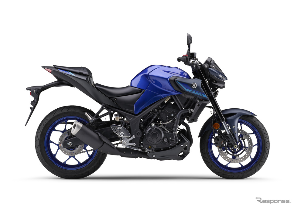 ヤマハ MT-25 ABS 2024年モデル(ディープパープリッシュブルーメタリックC)《写真提供 ヤマハ発動機販売》