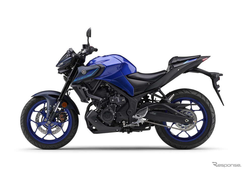 ヤマハ MT-25 ABS 2024年モデル(ディープパープリッシュブルーメタリックC)《写真提供 ヤマハ発動機販売》