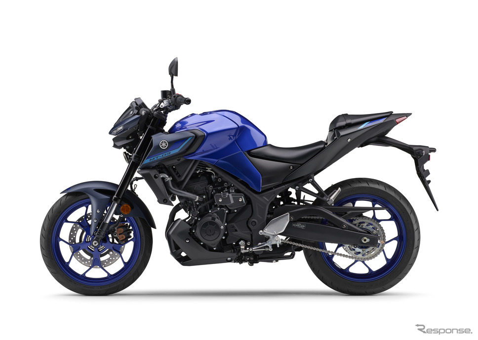 ヤマハ MT-03 ABS 2024年モデル(ディープパープリッシュブルーメタリックC)《写真提供 ヤマハ発動機販売》