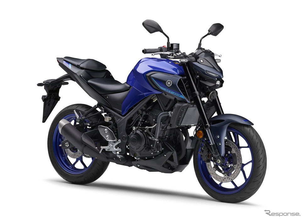 ヤマハ MT-03 ABS 2024年モデル(ディープパープリッシュブルーメタリックC)《写真提供 ヤマハ発動機販売》