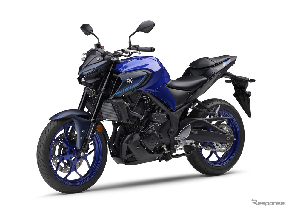ヤマハ MT-03 ABS 2024年モデル(ディープパープリッシュブルーメタリックC)《写真提供 ヤマハ発動機販売》