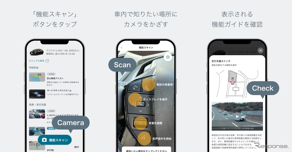 これなにガイド 画面イメージ《画像提供 KINTO》