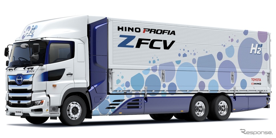 新技術搭載車展示:日野プロフィア Z FCV《写真提供 日野自動車》