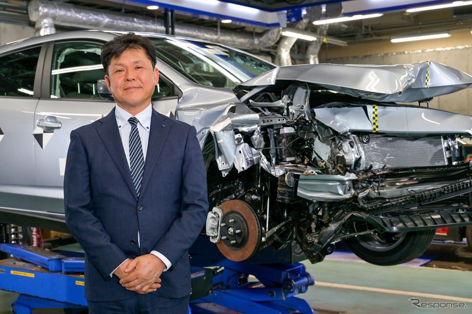 スバル 技術本部 車両安全開発部の荒井英樹部長《画像提供 スバル》