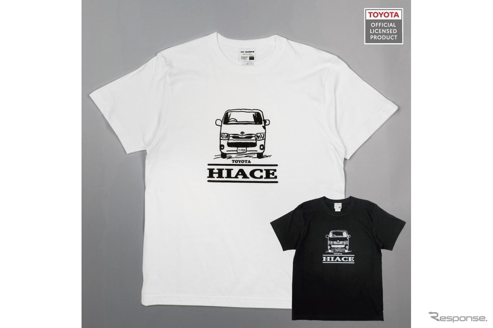 ハイエースデザインTシャツ(大人用)《写真提供 フェイス》