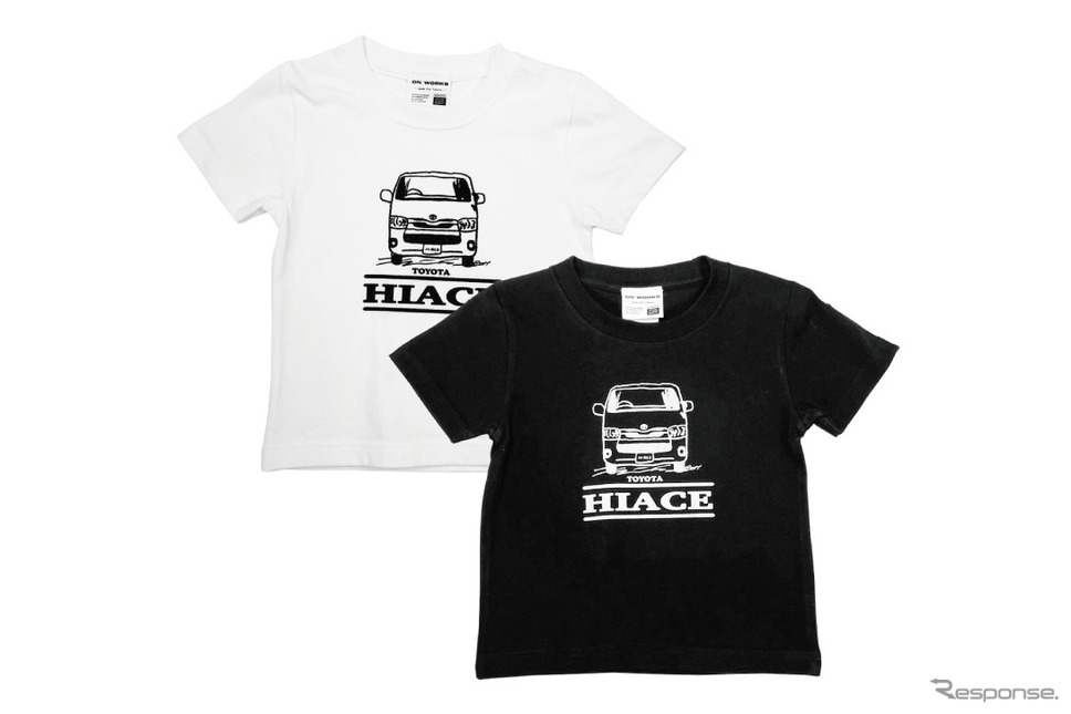 ハイエースデザインTシャツ(キッズ用)《写真提供 フェイス》