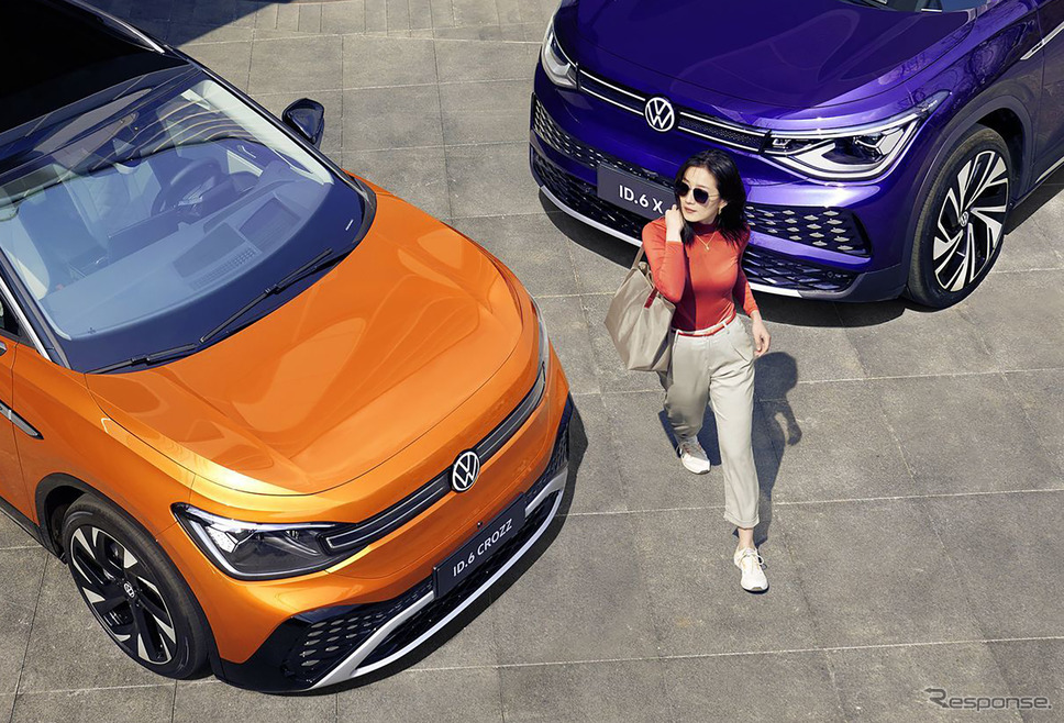 フォルクスワーゲンの中国向け電動車「ID.6」《photo by VW》
