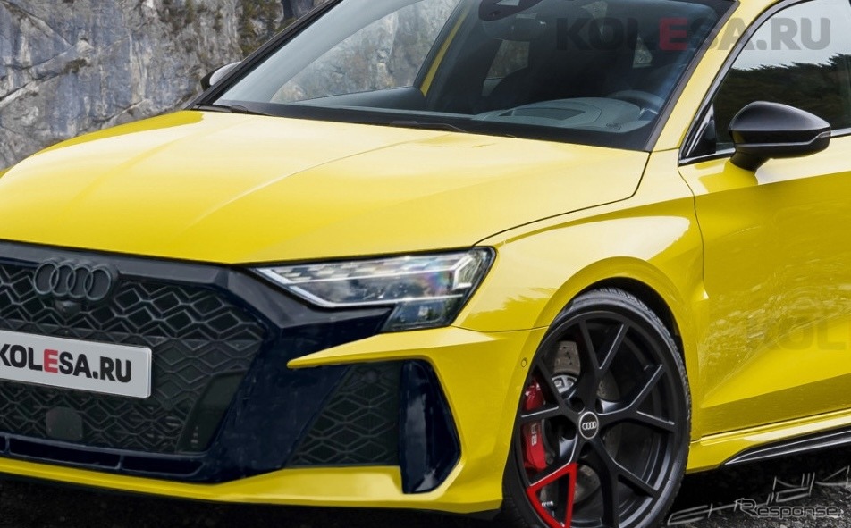 アウディ RS 3 セダン 改良新型(予想CG)KOLESA RU/APOLLO