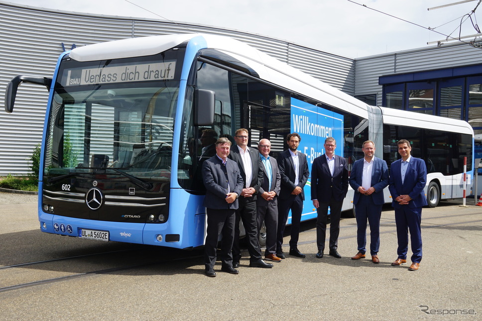 メルセデスベンツの新型電動バス『eCitaro G』《photo by Mercedes-Benz》
