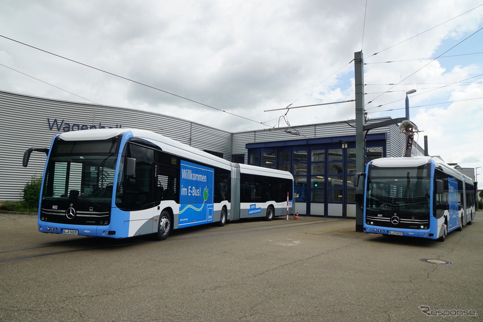 メルセデスベンツの新型電動バス『eCitaro G』《photo by Mercedes-Benz》