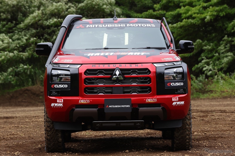 AXCRに参戦する三菱『トライトン』のラリーカー《写真提供 三菱自動車》