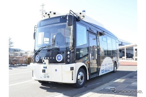使用車両:ティアフォー製Minibus《写真提供 アイサンテクノロジー》