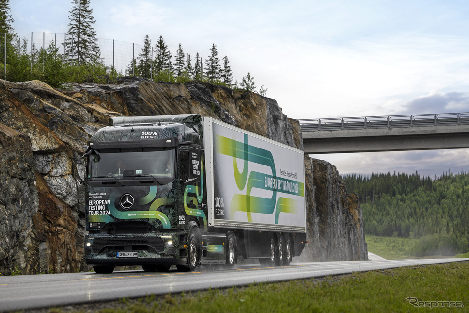 メルセデスベンツeActros 600のプロトタイプ《photo by Mercedes-Benz》