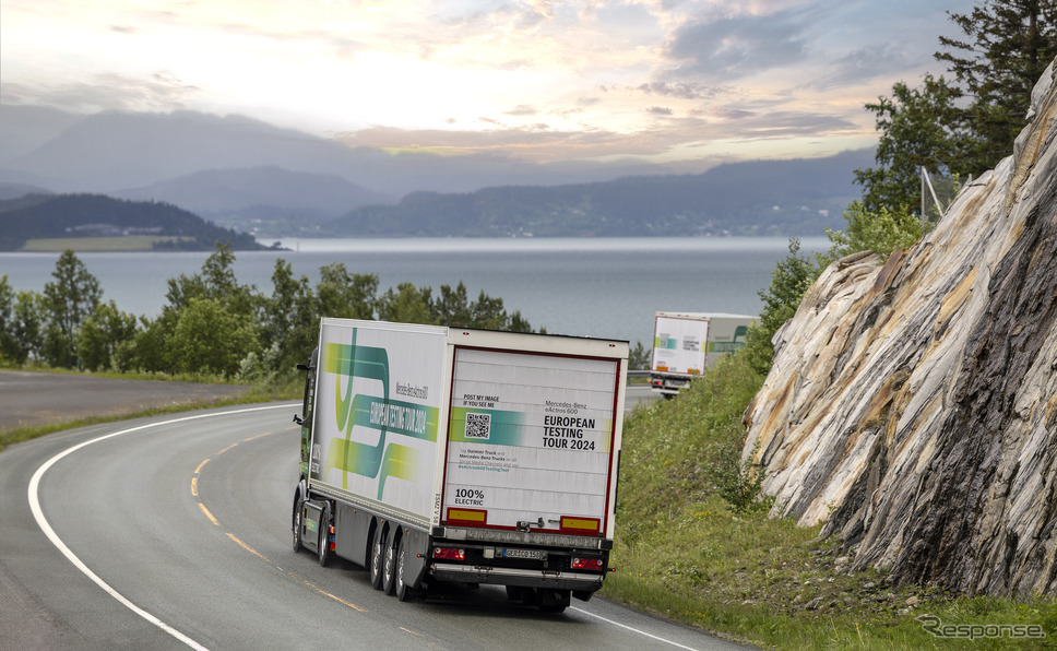 メルセデスベンツeActros 600のプロトタイプ《photo by Mercedes-Benz》