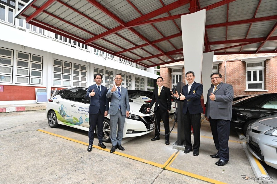 日産『リーフ』を活用した「V2G」プロジェクトをタイで開始《photo by Nissan》