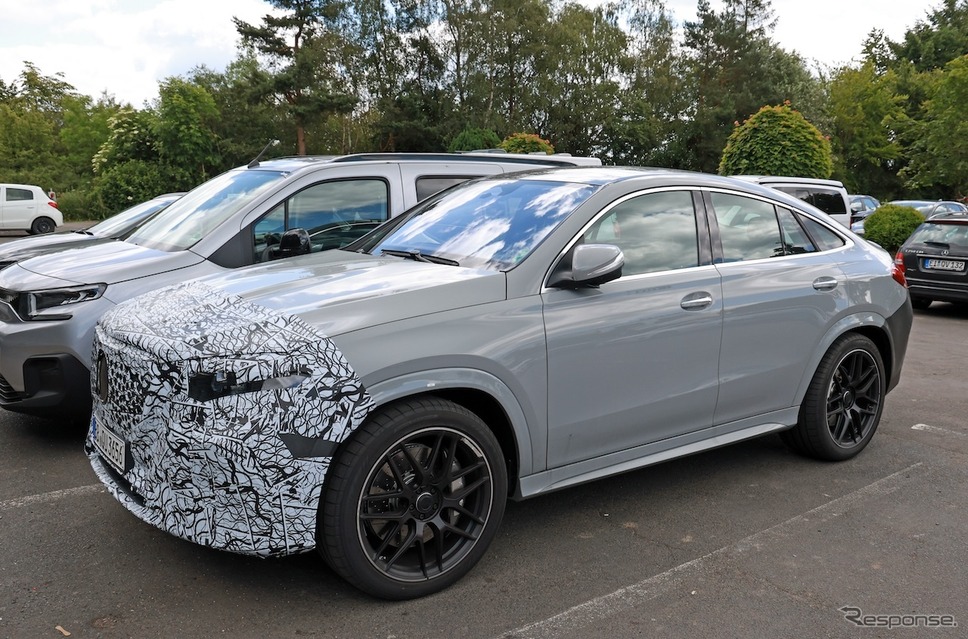 メルセデス AMG GLE 53クーペ 改良新型 プロトタイプ(スクープ写真)《APOLLO NEWS SERVICE》