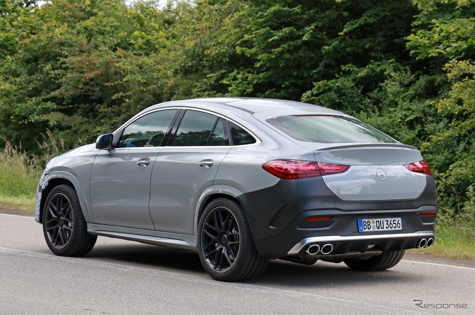 メルセデス AMG GLE 53クーペ 改良新型 プロトタイプ(スクープ写真)《APOLLO NEWS SERVICE》