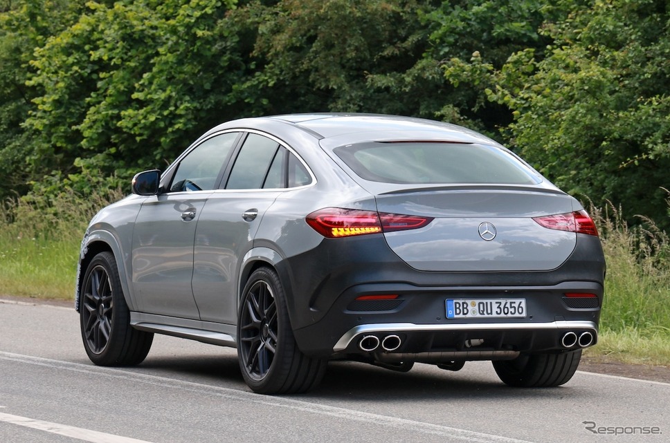 メルセデス AMG GLE 53クーペ 改良新型 プロトタイプ(スクープ写真)《APOLLO NEWS SERVICE》