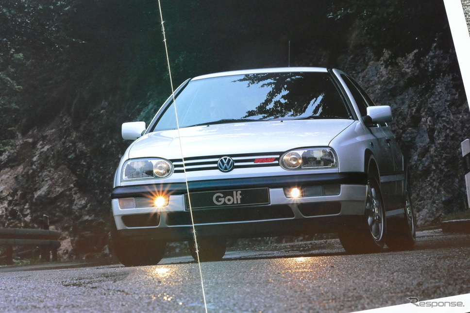 VWゴルフ(3代目)当時のカタログ《カタログ写真撮影 島崎七生人》