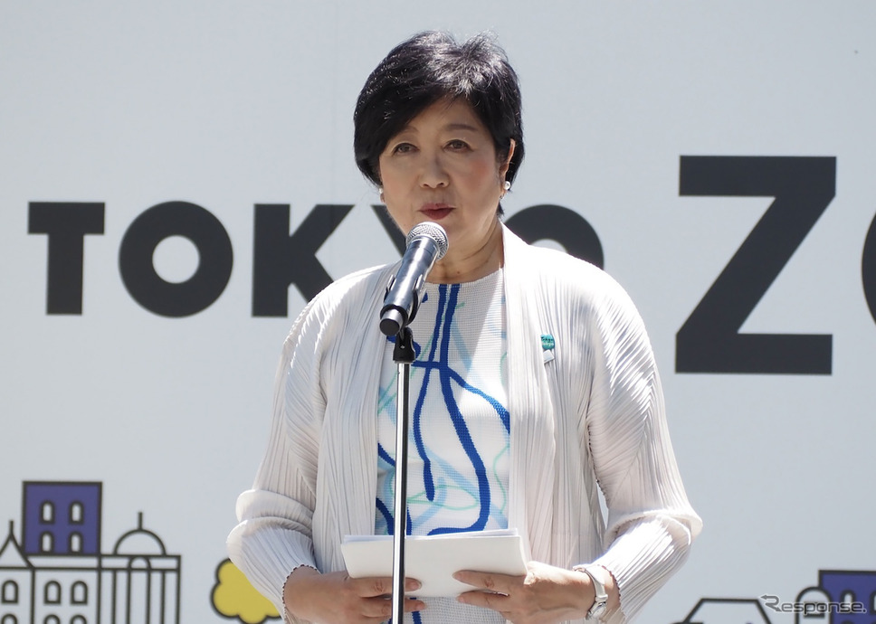 3回目の当選を果たした小池百合子東京都知事(資料画像)