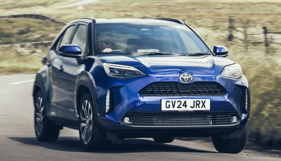 トヨタ・ヤリスクロス の2024年型(英国仕様)《photo by Toyota》