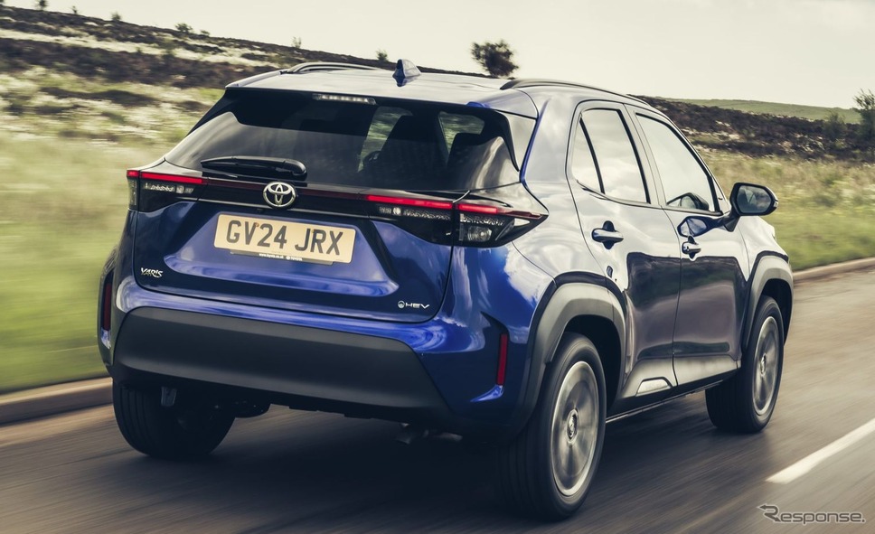 トヨタ・ヤリスクロス の2024年型(英国仕様)《photo by Toyota》
