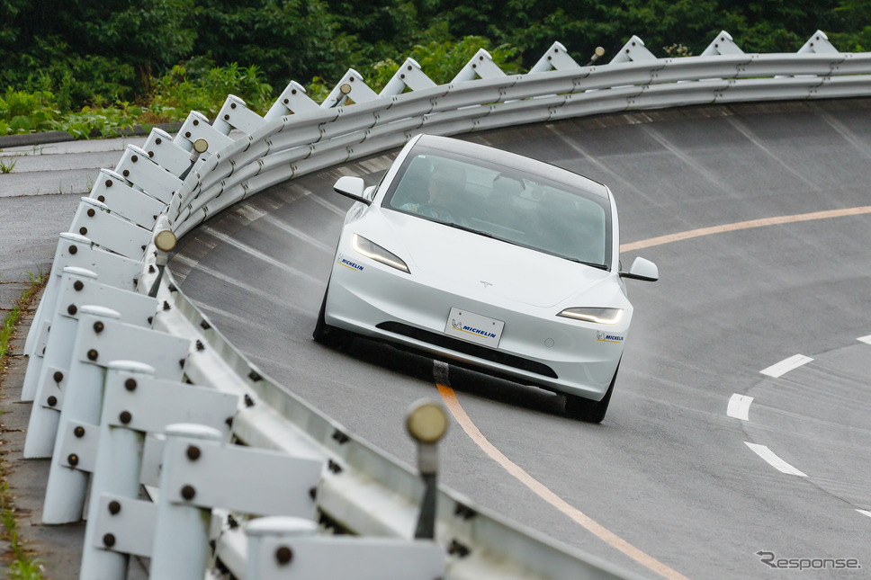 Tesla モデル3×パイロットスポーツ5《写真提供 ミシュランタイヤ》