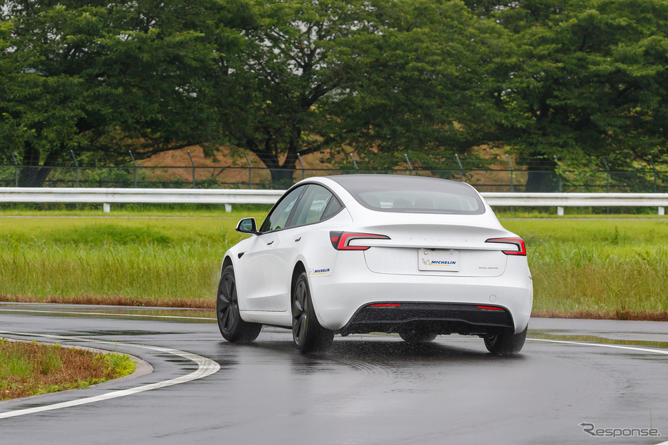 Tesla モデル3×パイロットスポーツ5《写真提供 ミシュランタイヤ》