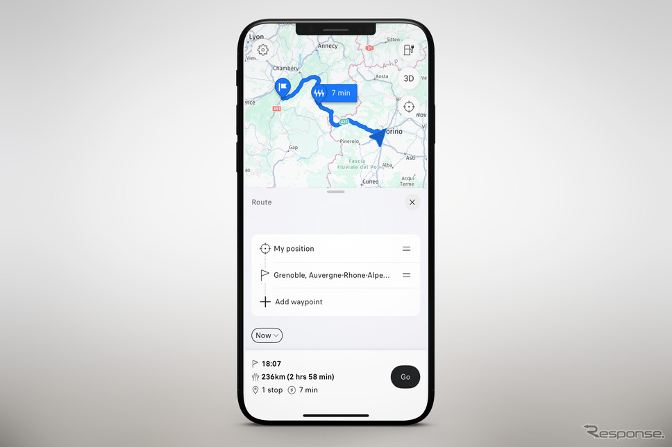 ステランティスの電動車向けアプリ「e-ROUTES」《photo by Stellantis》