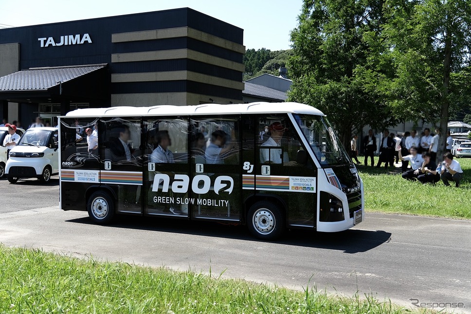 新型グリーンスローモビリティ「TAJIMA NAO2」《写真提供 タジマモーターコーポレーション》