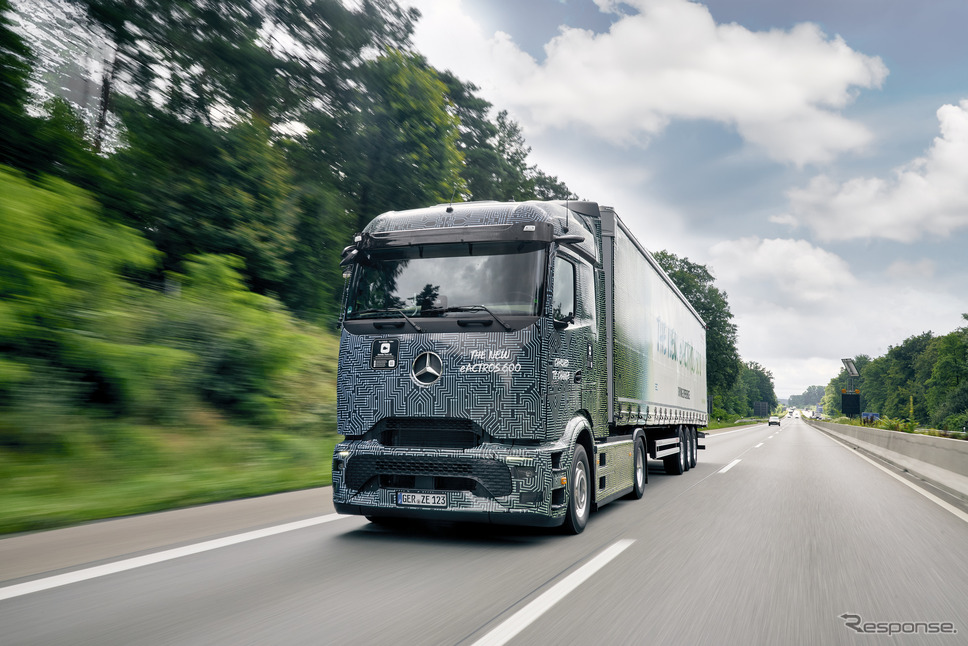 メルセデスベンツeActros 600のプロトタイプ《photo by Mercedes-Benz》